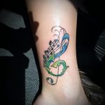 тату ноты и скрипичный ключ - фото готовой татуировки от 02082016 4106 tatufoto.ru