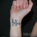 тату ноты на запястье - фото готовой татуировки от 02082016 11125 tatufoto.ru