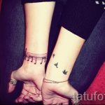 тату ноты на запястье - фото готовой татуировки от 02082016 255149 tatufoto.ru