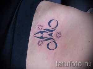 тату овен для девушек - фото готовой татуировки от 02082016 13081 tatufoto.ru