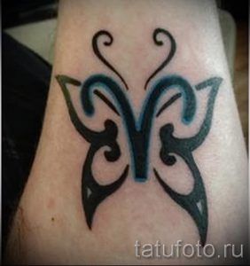 тату овен для девушек - фото готовой татуировки от 02082016 3072 tatufoto.ru