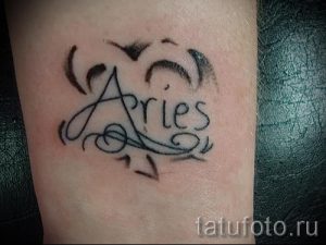 тату овен для девушек - фото готовой татуировки от 02082016 8077 tatufoto.ru