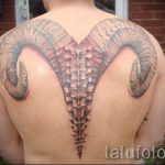 тату овен для мужчин - фото готовой татуировки от 02082016 3085 tatufoto.ru
