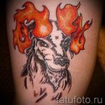 тату овен знак зодиака - фото готовой татуировки от 02082016 3092 tatufoto.ru