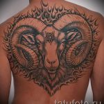 тату овен знак зодиака - фото готовой татуировки от 02082016 4093 tatufoto.ru