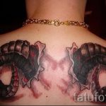 тату овен знак зодиака - фото готовой татуировки от 02082016 5094 tatufoto.ru