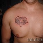 тату овен знак зодиака - фото готовой татуировки от 02082016 6095 tatufoto.ru