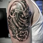 тату овен на руке - фото готовой татуировки от 02082016 1102 tatufoto.ru