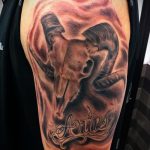 тату овен на руке - фото готовой татуировки от 02082016 2103 tatufoto.ru