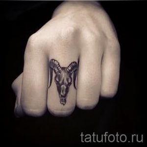 тату овен на руке - фото готовой татуировки от 02082016 4105 tatufoto.ru