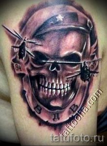 тату череп берет вдв фото 1306 tatufoto.ru