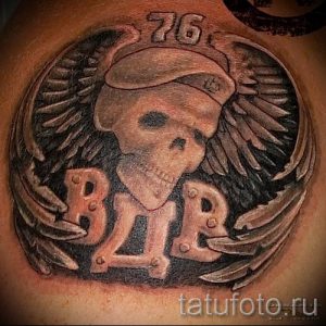 тату череп берет вдв фото 3308 tatufoto.ru