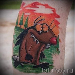 фото - крутые бобры тату - пример 1139 tatufoto.ru