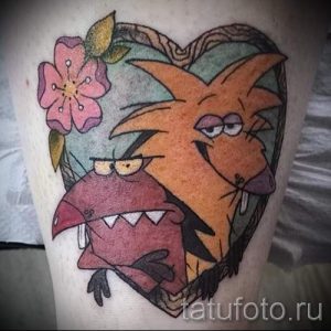 фото - крутые бобры тату - пример 2140 tatufoto.ru