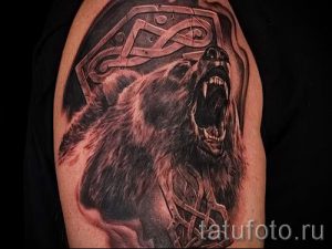 фото - крутые тату медведя - пример 3220 tatufoto.ru