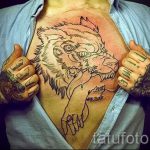 фото - крутые тату на груди мужские - пример 7230 tatufoto.ru