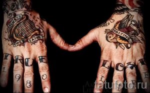 фото - крутые тату на пальцах - пример 10268 tatufoto.ru
