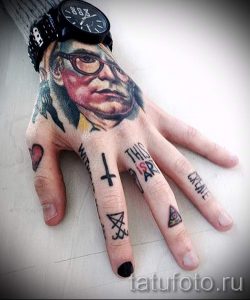 фото - крутые тату на пальцах - пример 9267 tatufoto.ru