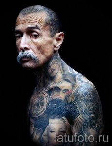 фото - крутые тату на шее - пример 6292 tatufoto.ru