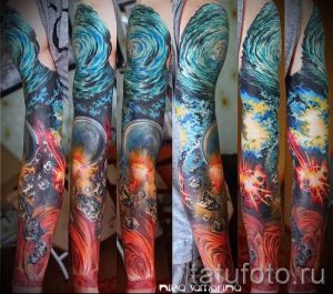 фото - крутые тату рукава - пример 16325 tatufoto.ru
