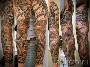 фото - крутые тату рукава - пример 30339 tatufoto.ru