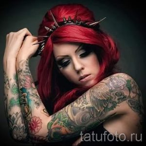фото - крутые тату с девушками - пример 36375 tatufoto.ru