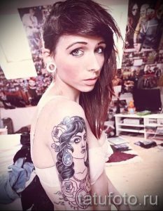фото - крутые тату с девушками - пример 38377 tatufoto.ru