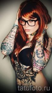 фото - крутые тату с девушками - пример 7346 tatufoto.ru
