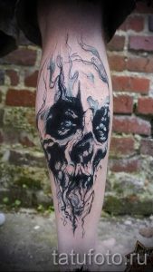 фото - крутые тату черепа - пример 1390 tatufoto.ru