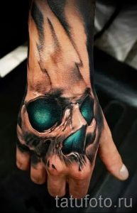 фото - крутые тату черепа - пример 3392 tatufoto.ru