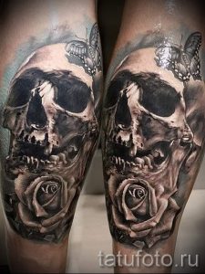 фото - крутые тату черепа - пример 6395 tatufoto.ru