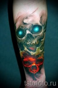 фото - крутые тату черепа - пример 7396 tatufoto.ru