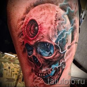 фото - крутые тату черепа - пример 8397 tatufoto.ru