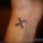 фото - тату для знака зодиака близнецы - вариант 1063 tatufoto.ru