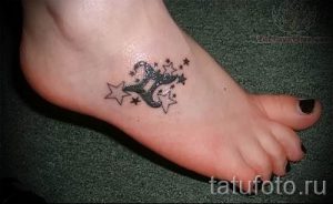 фото - тату для знака зодиака близнецы - вариант 5067 tatufoto.ru