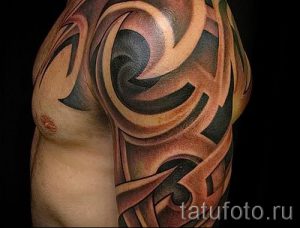фото - трайбл тату 3д - пример для статьи про значение 4074 tatufoto.ru