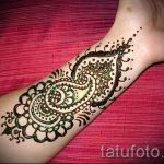Henna-Tattoo einfache Zeichnungen - das Foto des fertigen Tätowierung 02092016 1044 tatufoto.ru