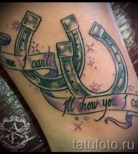Horseshoe Tattoo Photo - tattoo bring luck happiness love 1015 tatufoto.ru