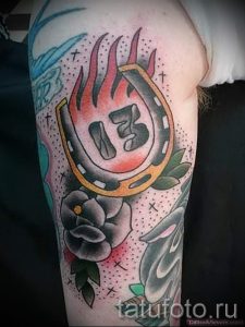 Hufeisen-Tätowierung - Tattoo Glück bringen Glück Liebe 2018 tatufoto.ru
