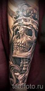 Skull tattoo images - valeur de la chance de tatouage 1023 tatufoto.ru