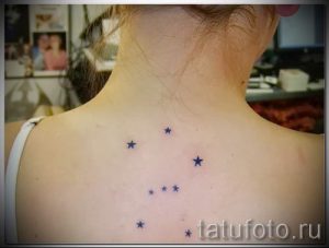 Stern-Tätowierung Foto - ein Symbol für Glück Tattoo 1033 tatufoto.ru