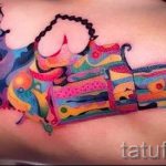 Tattoo-Pistole für Mädchen - ein Foto des fertigen Tätowierung 01092016 1057 tatufoto.ru
