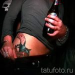 Tattoo-Pistole für Mädchen - ein Foto des fertigen Tätowierung 01092016 2058 tatufoto.ru