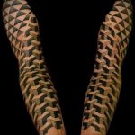 einfache Tattoo-Ärmel - ein Foto des fertigen Tätowierung 02092016 1027 tatufoto.ru
