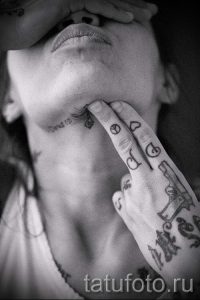 kleine Tätowierung gun - Foto des fertigen Tätowierung 01092016 1008 tatufoto.ru