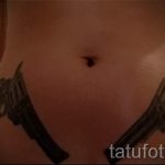 pistolet de tatouage pour les filles - une photo du tatouage fini 01092016 1016 tatufoto.ru