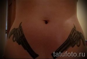 pistolet de tatouage pour les filles - une photo du tatouage fini 01092016 1016 tatufoto.ru