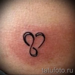 simple infinity tattoo - photos of the finished tattoo 02092016 1067 tatufoto.ru