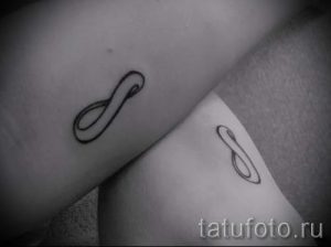 simple infinity tattoo - photos of the finished tattoo 02092016 2068 tatufoto.ru