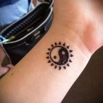 simple, tatouage au henné - exemple photo du tatouage fini 02092016 1096 tatufoto.ru